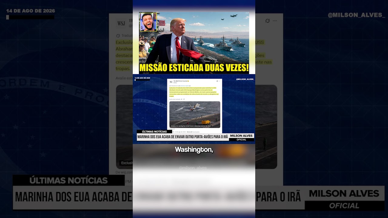 Marinha dos EUA acaba de enviar outro porta-aviões para o Irã