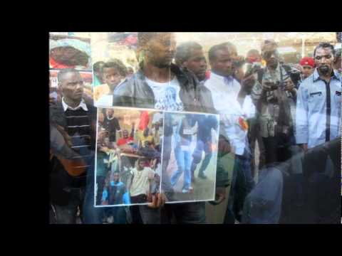 Les photos de la manifestation de la communauté guinéennes à laCPI 