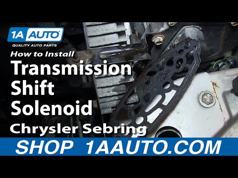 How To Install Replace Transmission Shift Solenoid 2001-06 Chrysler Sebring