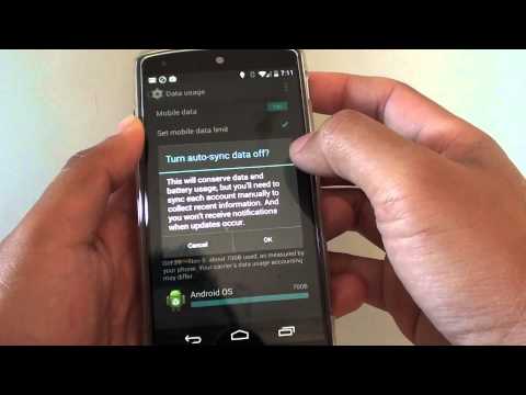 how to enable sync in android