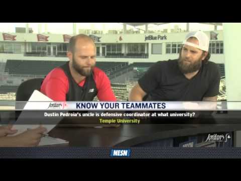 Video: Dustin Pedroia and Mike Napoli play