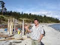 Savary Island campsite Savary Island campsite