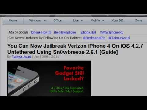 ios 4.2.7 - iOS 4.2.7 is finally untethered! Download Sn0wbreeze 2.6.1 and iOS 4.2.7, select the firmware, select expert mode, pick your settings, let it process your ne...
