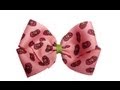 Hair-Hardware.com tutorial on how to make a Boutique Style Hair Bow