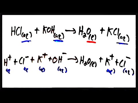how to write net ionic equations
