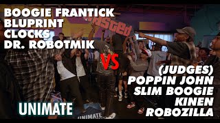 Boogie Frantick, BluPrint, Clocks, Dr. Robotmik vs Poppin John, Slim Boogie, Kinen, Robozilla – Unimate 2023 Animation & Robot Jam