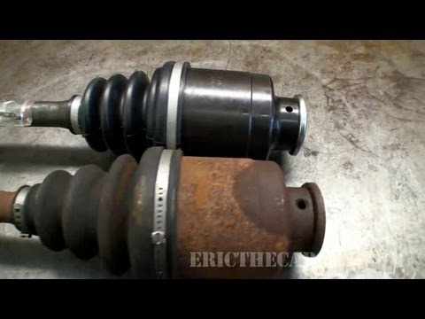 1997 Subaru Legacy Front Axle Replacement -EricTheCarGuy