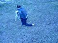 Huskey Vs. Pedestrian Huskey Vs. Pedestrian