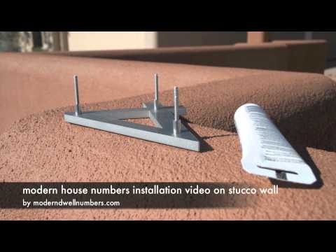 how to fasten to stucco