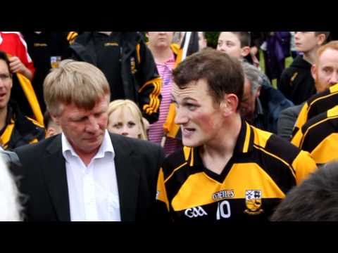 Buttevant - Winning Buttevant Captain John Mulchinock Delivers speech after winning North Cork Junior Premier Hurling Championship beating Churchtown on the scoreline Bu...