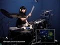 This is a girl drummer (a.k.a me XD) playing Erotomania. Sorry about the cracking bass drum and toms sound.