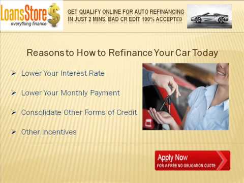 how to refinance a vehicle