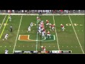 Tommy Streeter vs Virginia 2011