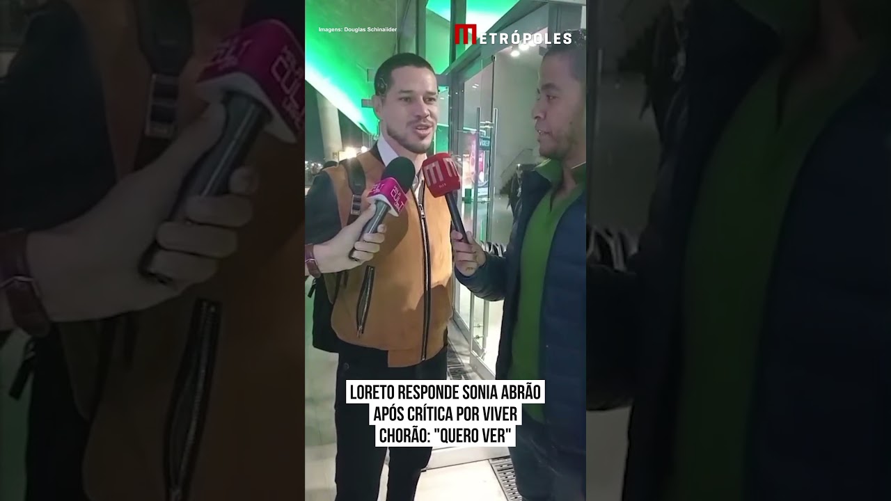 Loreto responde Sonia Abrão após crítica por viver Chorão: "Quero ver"