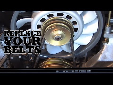 How to replace the Alternator Belts on a Porsche 964