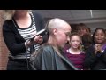 Cassidy Howard shaves head for CHEO