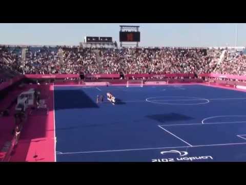 Paralympic - 7 a side football. GB v USA.