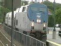Amtrak Downeaster arriving in Haverhill, Mass.