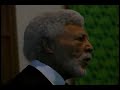 Mayor Ron Dellums speaks during Chauncey Bailey\