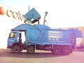 Cleanaway FL Truck: Dumpin 4x 3m Sloped Bins!