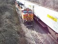 BNSF 4114 leading eastbound