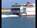 Acciona Trasmediterranea, saliendo de BCN