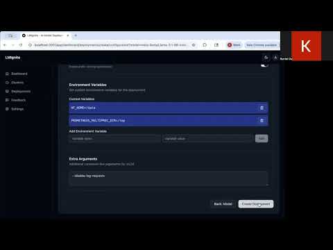 Create cluster and deploy LLMs
