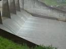 Fairbairn dam Spillway at 100%
