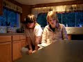a rude awakening to blind-fold girl. a nice story for everyone....