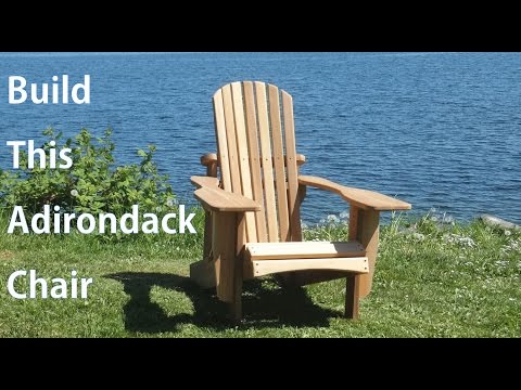 Building an Adirondack Chair -  woodworkweb