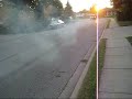 First Burnout With Mustang