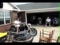 Motorcycle Loading Fail - accident, fail, loading, motorcycle, ramp