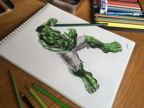 how to draw the hulk
