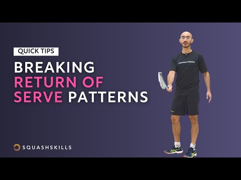 Squash Tips: Breaking Return Of Serve Patterns | Masters Squash