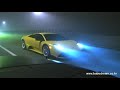 Ferrari & Lamborghini LP640  Street Racing*She is Driving