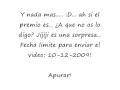 Concurso: Fan Natasha Video