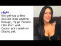 Obama Girl gets sassy - leave her a comment