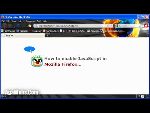 how to enable javascript in mozilla