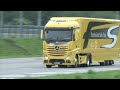 active break assist - mercedes-benz safety truck.