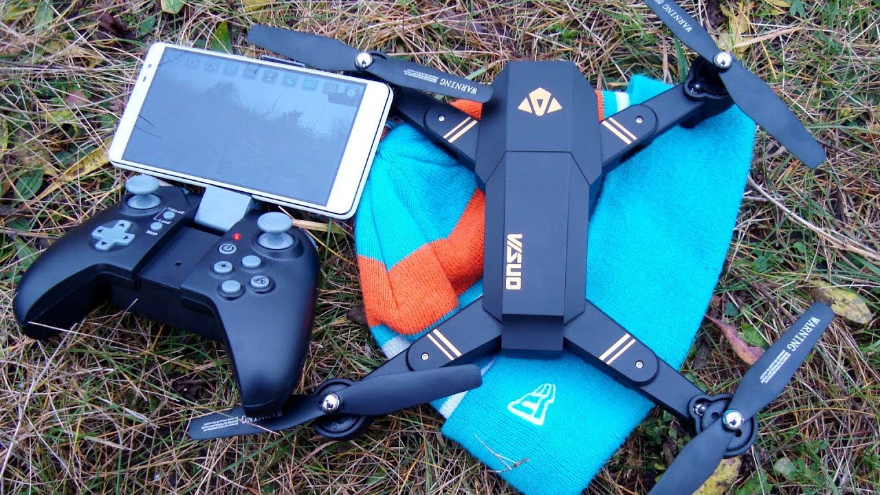 Квадрокоптер с камерой для новичка с FPV VISUO XS809HW