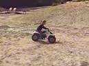 Julian Quad rijden op zandbergen Julian Quad rijden op zandbergen