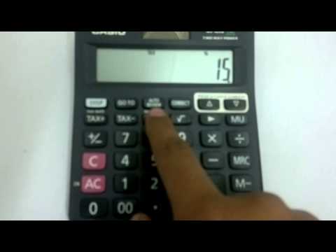 how to switch off casio mj 120d