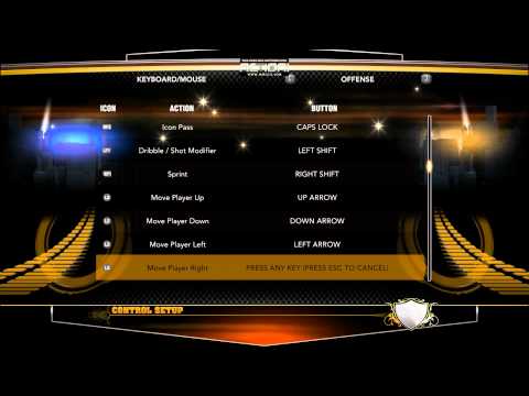 how to control nba 2k13 pc