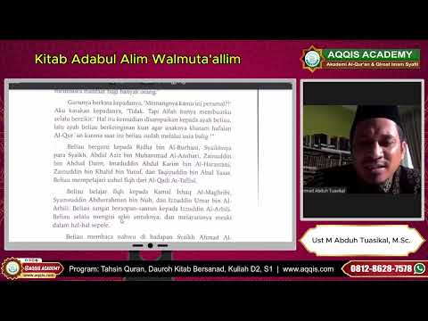 Kitab Adabul Alim Walmuta'allim 1