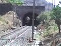 Pune-NK Express exiting tunnel... Pune-NK Express exiting tunnel...