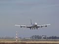 Landing Virgin Atlantic B 747-41R biofuel schiphol 18R
