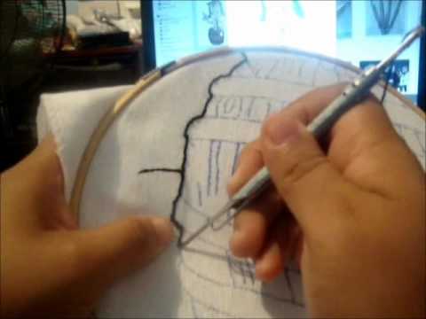 AGUJA MARAVILLOSA - hola esta es la segunda parte del bordado con aguja magica la elaboración espero les guste.