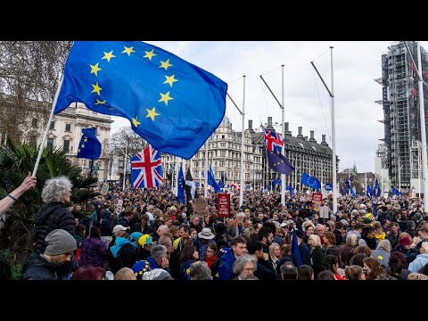 Grobritannien: Londoner Riesen-Demonstration gegen den ...