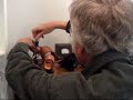 Tuning up a 1929 ham station on 80 meter CW. This is part of my web site at www.io.com