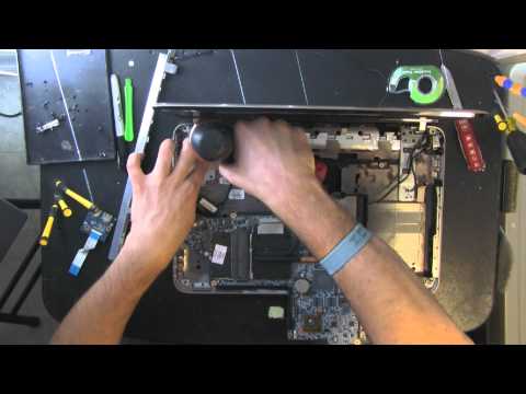 how to open hp dv6 laptop
